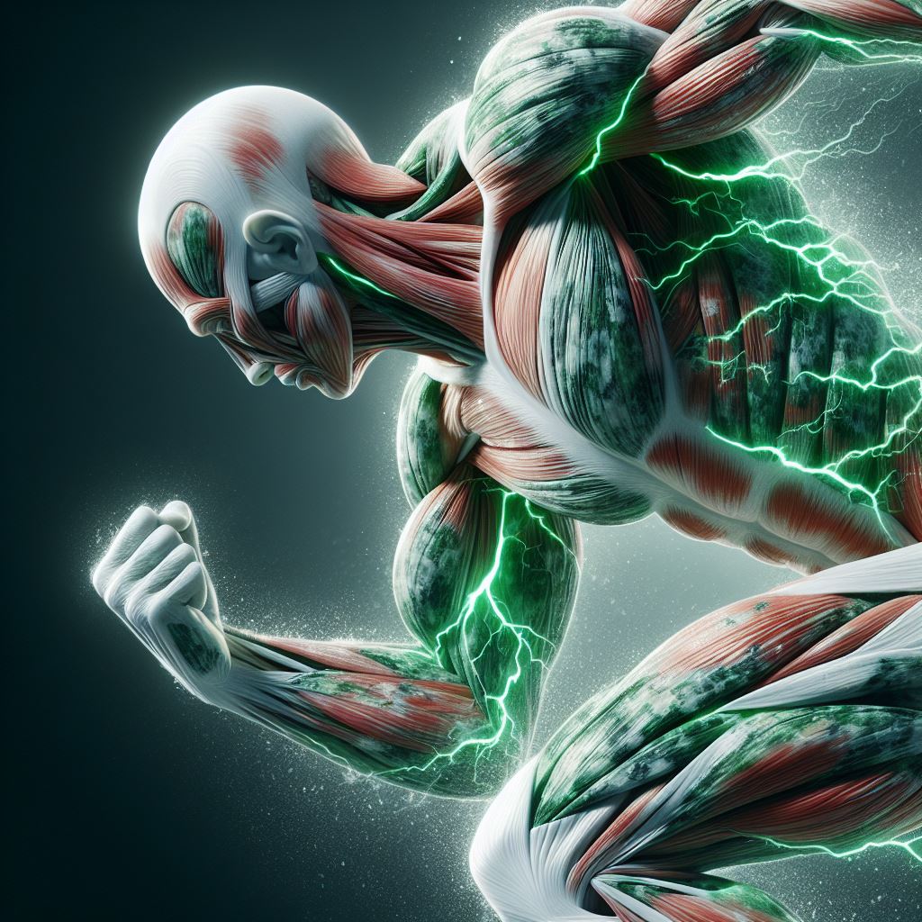 Human muscle system, green electricity